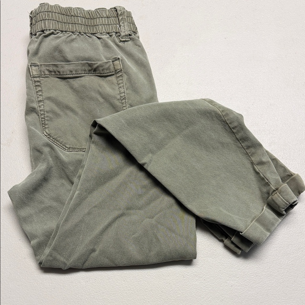 Paige Christy Green Khaki Pants